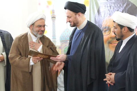 مراسم تکریم و معارفه فرمانده پایگاه مقاومت بسیج مدرسه علمیه مصلی یزد