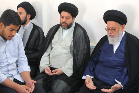 مراسم تکریم و معارفه فرمانده پایگاه مقاومت بسیج مدرسه علمیه مصلی یزد