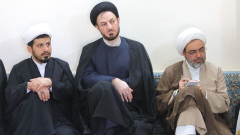 مراسم تکریم و معارفه فرمانده پایگاه مقاومت بسیج مدرسه علمیه مصلی یزد