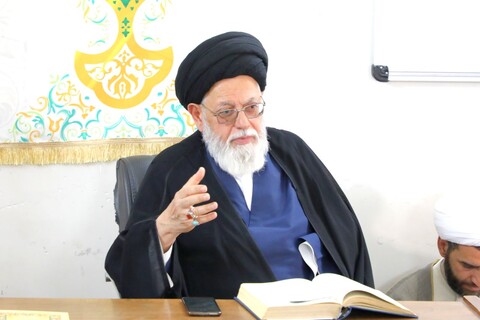 مراسم تکریم و معارفه فرمانده پایگاه مقاومت بسیج مدرسه علمیه مصلی یزد