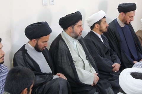 مراسم تکریم و معارفه فرمانده پایگاه مقاومت بسیج مدرسه علمیه مصلی یزد