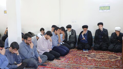 مراسم تکریم و معارفه فرمانده پایگاه مقاومت بسیج مدرسه علمیه مصلی یزد