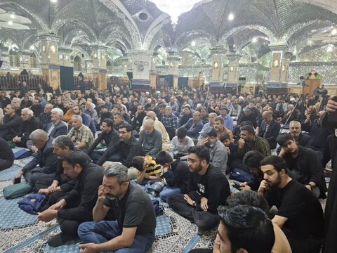 تصاویر/ مراسم شهادت امام صادق (ع)در آستان مقدس علی بن باقر(ع)