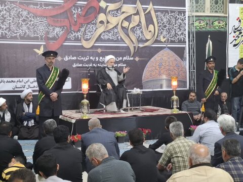 تصاویر/ مراسم شهادت امام صادق (ع)در آستان مقدس علی بن باقر(ع)