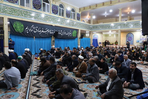 تصاویر/برگزاری مراسم عزاداری شهادت امام جعفر صادق علیه السلام در بیجار
