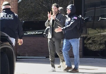 اعتراض دانشجویان حامی فلسطین به دستگیری فعال حقوق بشری