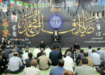 تصاویر/ مراسم عزاداری شهادت امام صادق(ع) در دیر