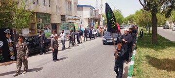 تصاویر/ دسته عزاداری شهادت امام جعفر صادق علیه السلام در شهر کشاورز