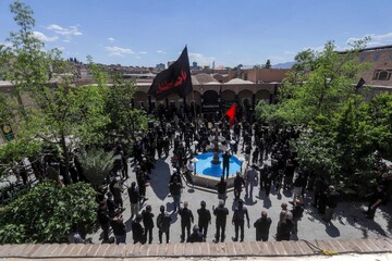 تصاویر/ مراسم عزاداری شهادت امام جعفر صادق (ع) در حوزه علمیه سفیران هدایت بیرجند