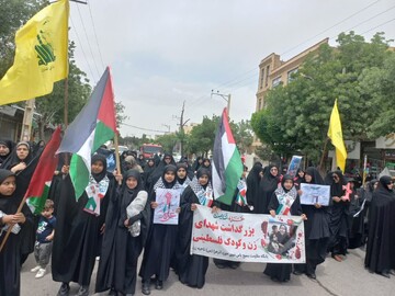 تصاویر/ کاروان عزاداری شهادت امام صادق (ع) و اعلام حمایت و همدردی با مردم مظلوم غزه در زرندیه