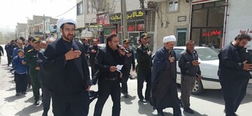 تصاویر/ مراسم عزاداری شهادت امام صادق (ع) در نیر