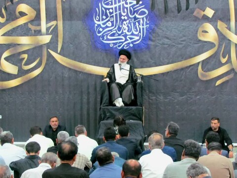 تصاویر/ مراسم شهادت امام صادق(ع) در دیر