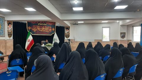 تصاویر/ مراسم عزاداری امام صادق (ع) در مدرسه علمیه الزهرا (س) ارومیه