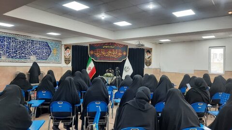 تصاویر/ مراسم عزاداری امام صادق (ع) در مدرسه علمیه الزهرا (س) ارومیه