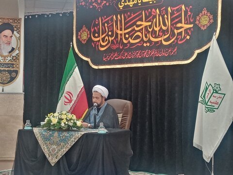 تصاویر/ مراسم عزاداری امام صادق (ع) در مدرسه علمیه الزهرا (س) ارومیه