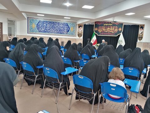 تصاویر/ مراسم عزاداری امام صادق (ع) در مدرسه علمیه الزهرا (س) ارومیه