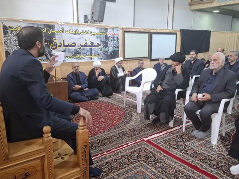 تصاویر/عزاداری شهادت امام صادق (ع)از طرف نماینده ولی فقیه درکاشان