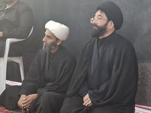 تصاویر/ عزاداری شهادت امام صادق (ع) در بیت مرحوم آیت الله مدنی کاشانی
