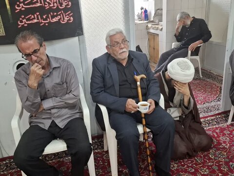 تصاویر/ عزاداری شهادت امام صادق (ع) در بیت مرحوم آیت الله مدنی کاشانی