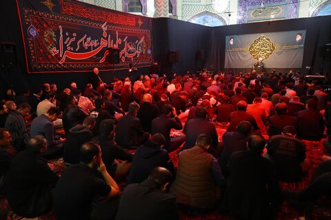 تصاویر | مراسم عزاداری شب شهادت امام جعفر صادق (ع) در مسجد مهدیه تبریز