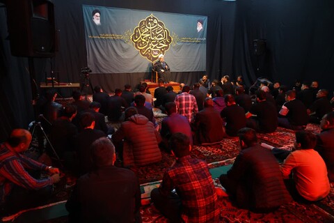 تصاویر | مراسم عزاداری شب شهادت امام جعفر صادق (ع) در مسجد مهدیه تبریز