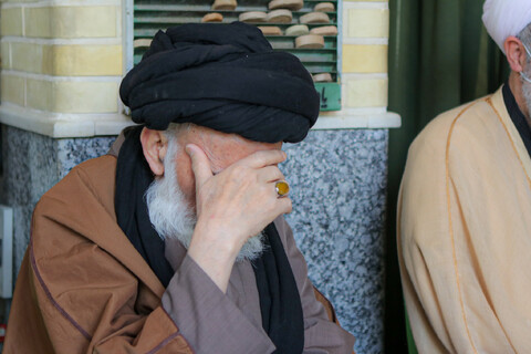 تصاویر/ اجتماع عزاداران امام صادق(ع)  به همراه بزرگداشت و یادبود جمعی از شاگردان آن حضرت
