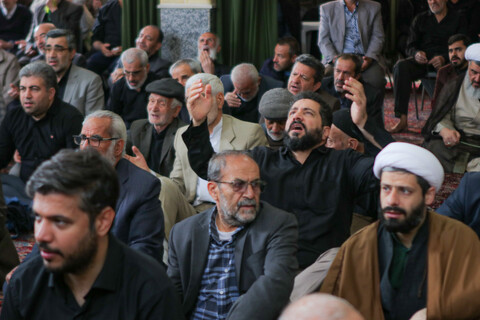 تصاویر/ اجتماع عزاداران امام صادق(ع)  به همراه بزرگداشت و یادبود جمعی از شاگردان آن حضرت