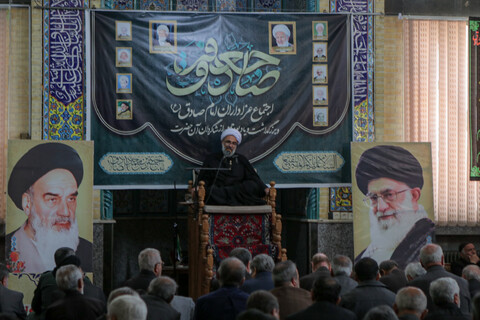 تصاویر/ اجتماع عزاداران امام صادق(ع)  به همراه بزرگداشت و یادبود جمعی از شاگردان آن حضرت