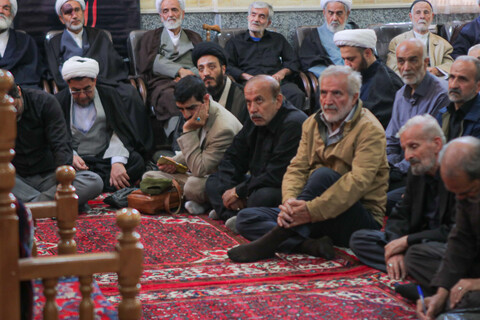 تصاویر/ اجتماع عزاداران امام صادق(ع)  به همراه بزرگداشت و یادبود جمعی از شاگردان آن حضرت