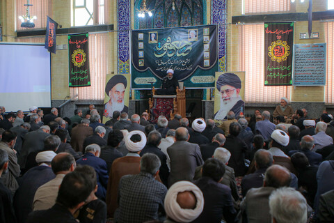 تصاویر/ اجتماع عزاداران امام صادق(ع)  به همراه بزرگداشت و یادبود جمعی از شاگردان آن حضرت