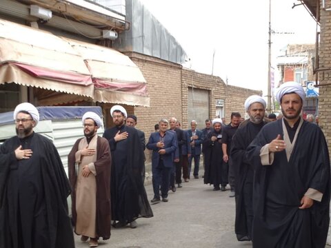 تصاویر/ مراسم عزاداری امام جعفر صادق(ع) در شهرستان چهاربرج