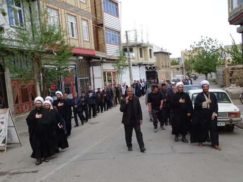 تصاویر/ مراسم عزاداری امام جعفر صادق(ع) در شهرستان چهاربرج