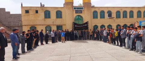 تصاویر/ دسته عزاداری شهادت امام جعفر صادق علیه السلام  در شهر کشاورز