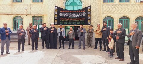 تصاویر/ دسته عزاداری شهادت امام جعفر صادق علیه السلام  در شهر کشاورز