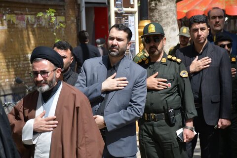 تصاویر/ عزاداری خیابانی سالروز شهادت امام صادق (ع) در خوی