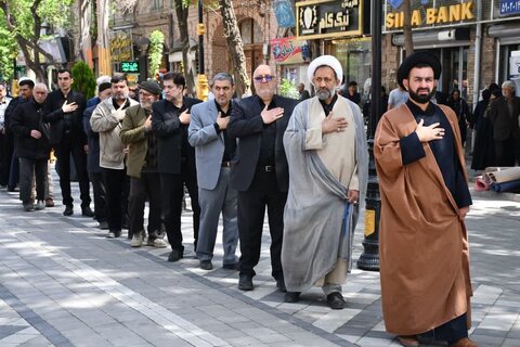 تصاویر/ عزاداری خیابانی سالروز شهادت امام صادق (ع) در خوی