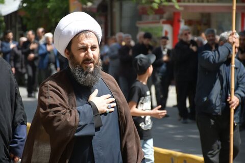 تصاویر/ عزاداری خیابانی سالروز شهادت امام صادق (ع) در خوی