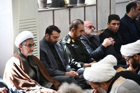 تصاویر/ مراسم عزاداری شهادت امام صادق (ع) در بقعه متبرکه شیخ نوایی خوی