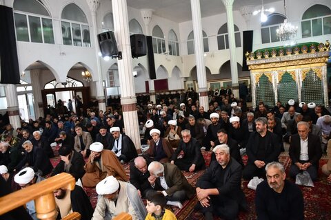 تصاویر/ مراسم عزاداری شهادت امام صادق (ع) در بقعه متبرکه شیخ نوایی خوی