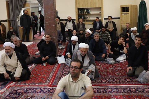تصاویر/ مراسم عزاداری روز شهادت امام جعفر صادق (ع) در دفتر آیت الله العظمی مکارم شیرازی