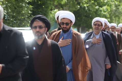 تصاویر/ عزاداری هیئت روحانیون ارومیه در سالروز شهادت امام صادق (ع)