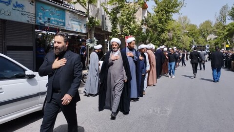 دسته عزاداری در نهاوند
