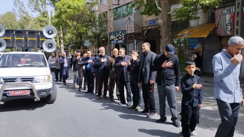 دسته عزاداری در نهاوند