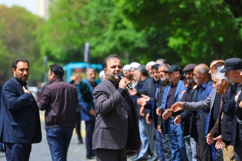 تصاویر/  اجتماع خیابانی عزاداران، بمناسبت شهادت امام صادق (ع) در تبریز