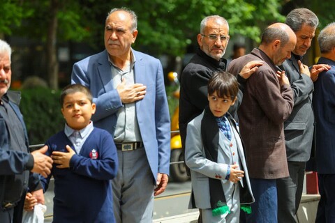 تصاویر/  اجتماع خیابانی عزاداران، بمناسبت شهادت امام صادق (ع) در تبریز