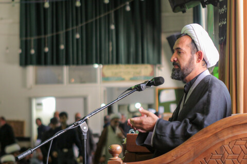 تصاویر/ویژه برنامه شهادت امام صادق علیه السلام در مسجد جامع همدان