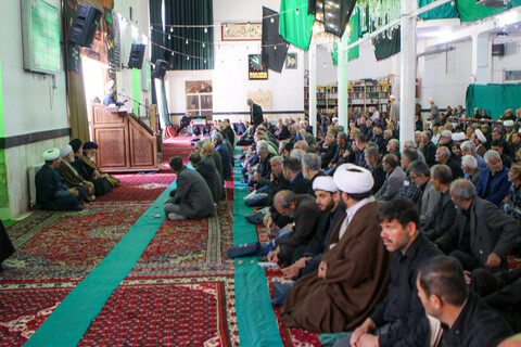 تصاویر/ویژه برنامه شهادت امام صادق علیه السلام در مسجد جامع همدان