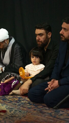 عزارداري شهادت امام جعفر صادق (ع) در مصلي كرج