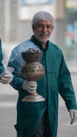 عزارداري شهادت امام جعفر صادق (ع) در مصلي كرج