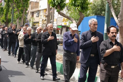 عزاداری ظهر شهادت امام صادق (ع) در شهرستان فردیس